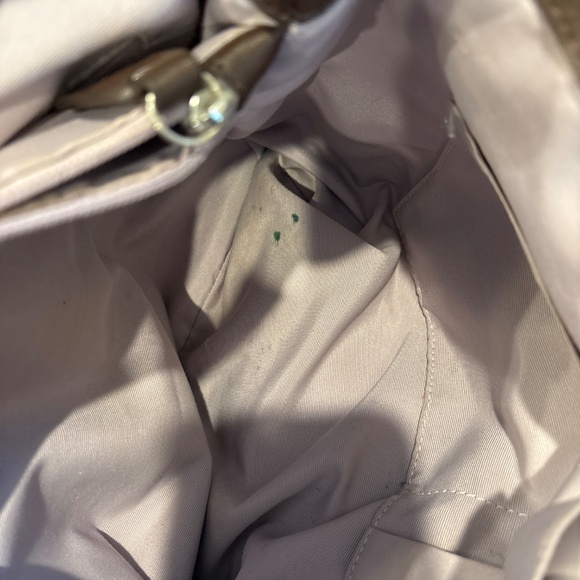 Vintage Coach Signature Tote Bag Light Khaki & Brown - Picture 8 of 10